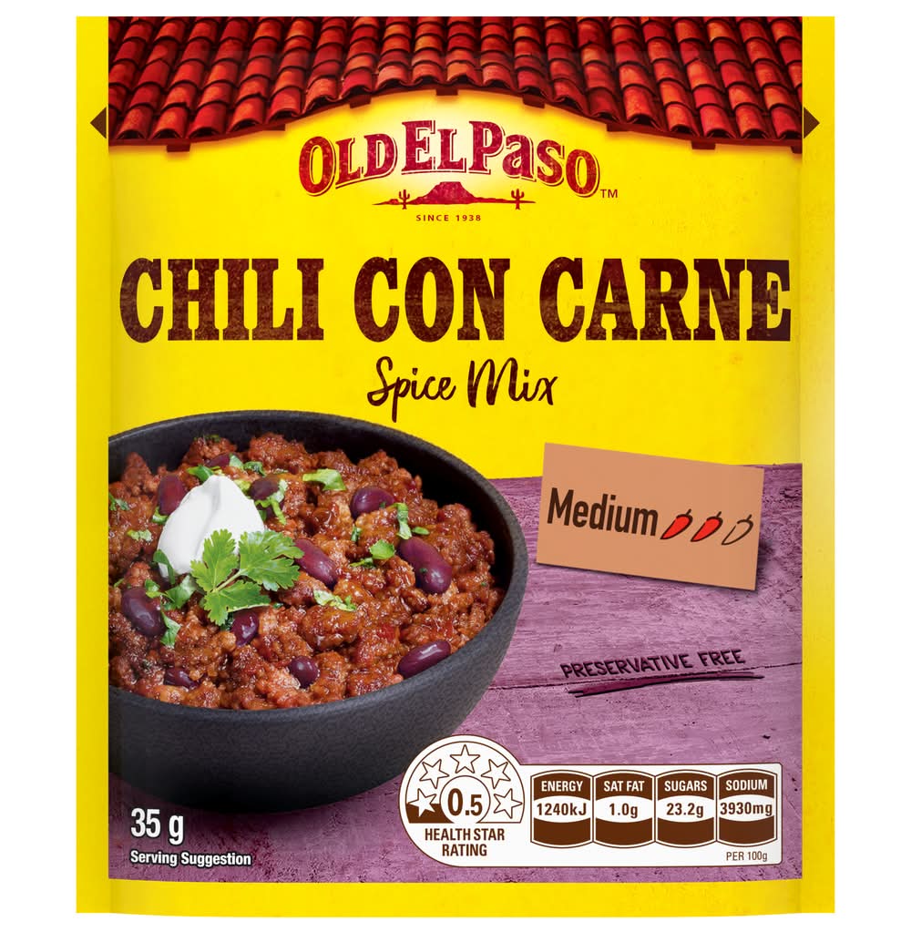 Old El Paso Chili Con Carne Spice Mix (35g)