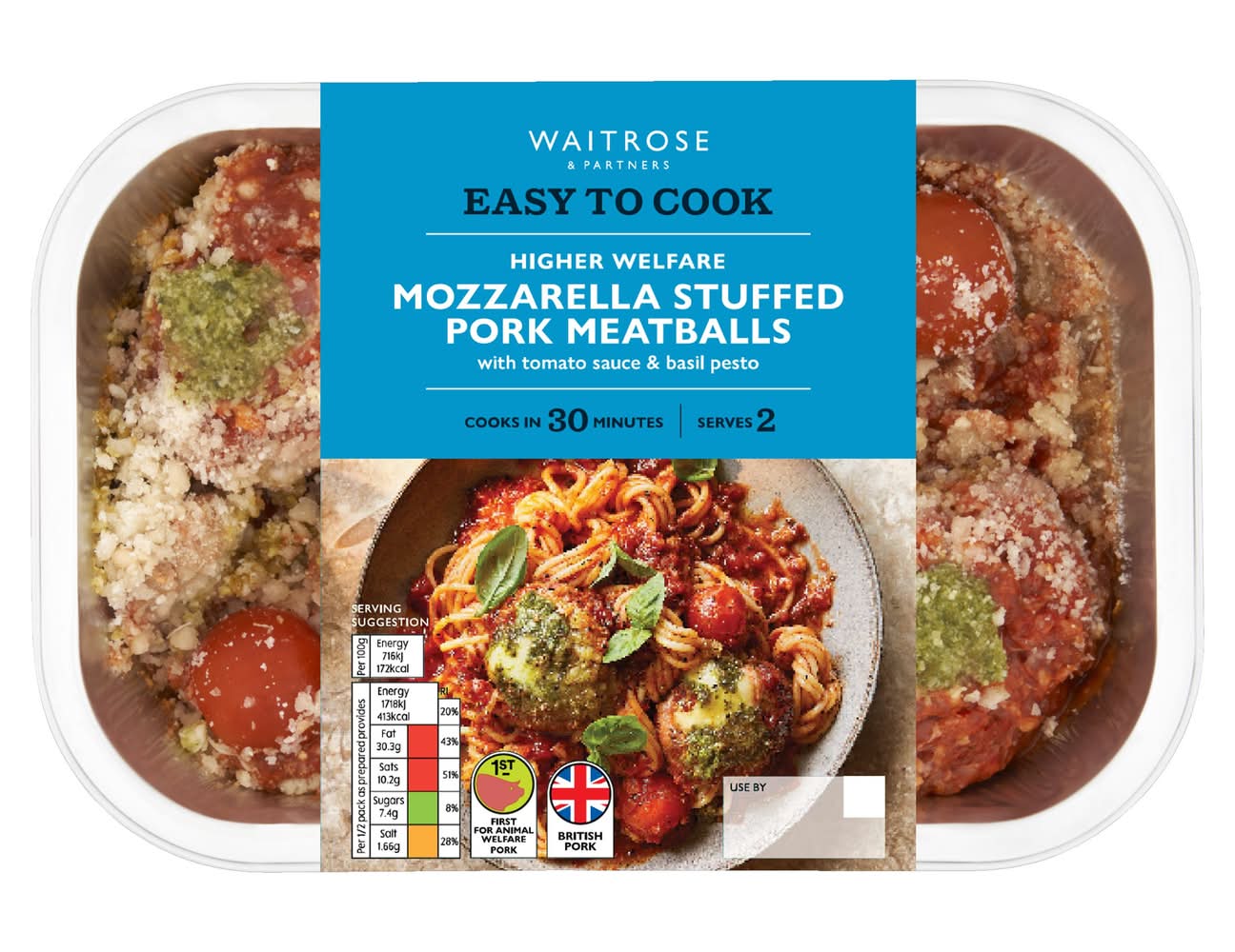 WR ETC MOZZ PORK MEATBALLS PM3/1200 565G