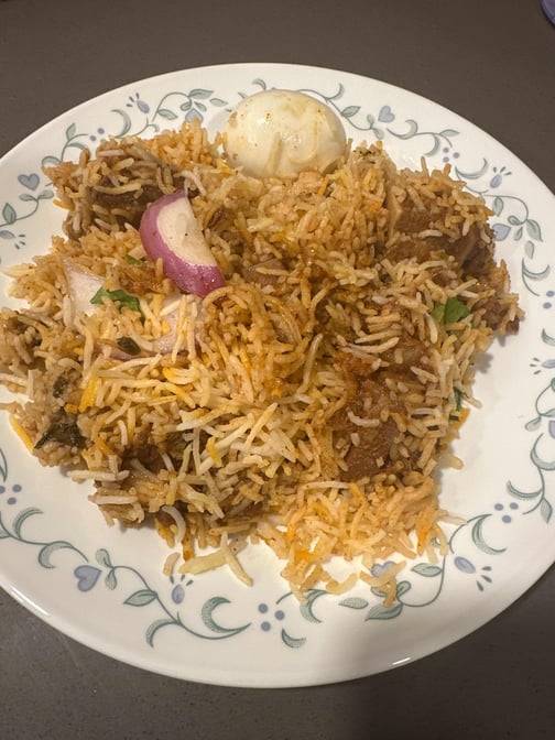 Goat Fry Biryani