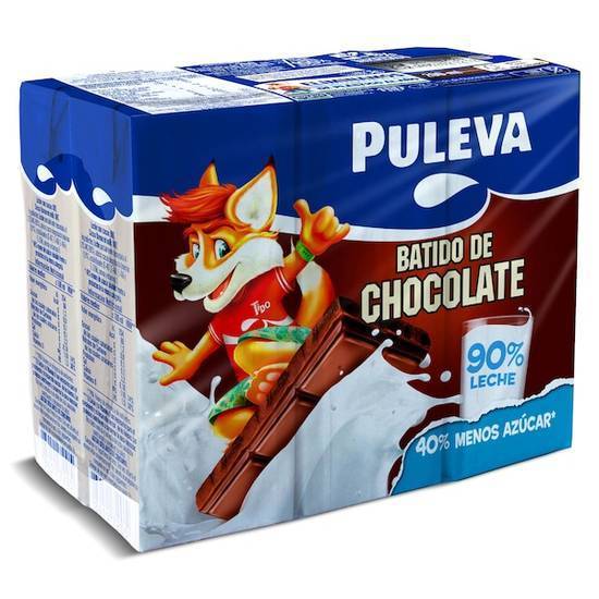 Batido de chocolate Puleva brik 6 x 200 ml