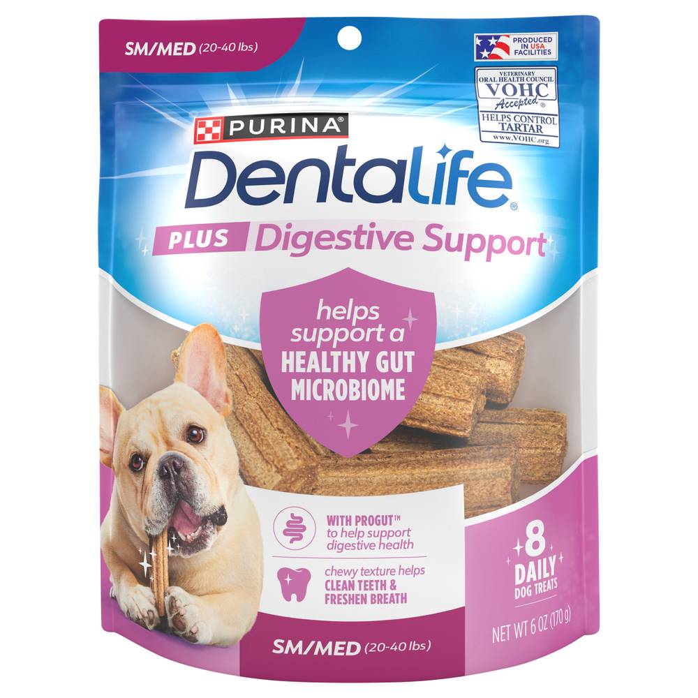 Purina Dentalife Plus Digestive Support Dog Dental Chews (small/medium/chicken-pumpkin)