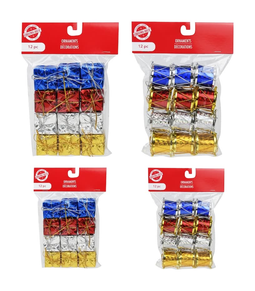 Christmas House Ornaments Gift Box (12 ct)