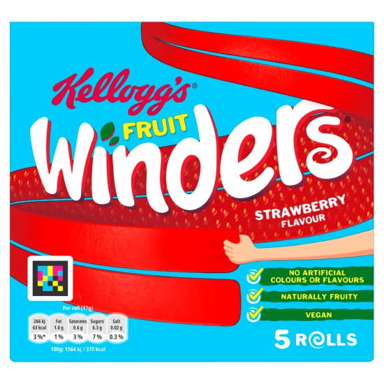 Kellogg's Strawberry, Fruit Winder Rolls (5 pack)