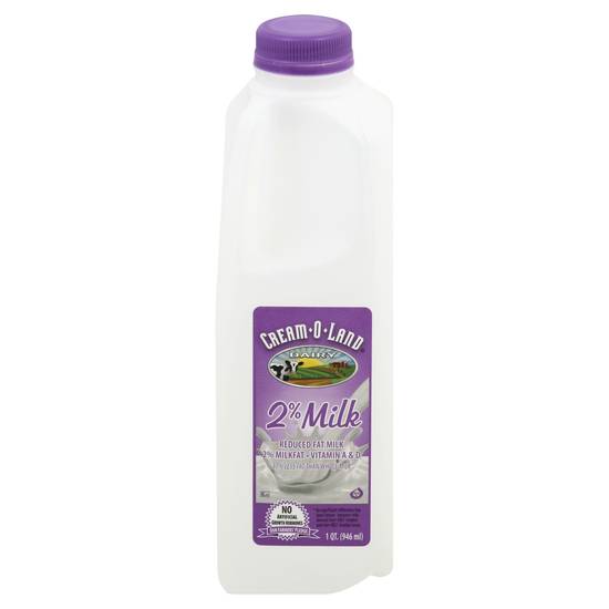 Cream-O-Land 2% Reduced Fat Milk (1 qt)