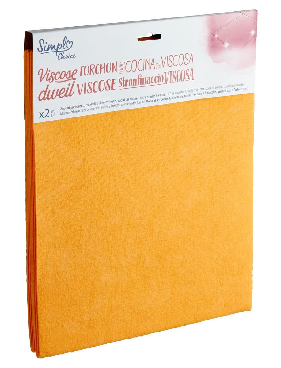 Simpl Choice Torchon Viscose 2 Pièces