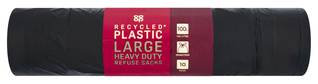 Co-op 10 Drawstring Large Heavy Duty Refuse Sacks 10S