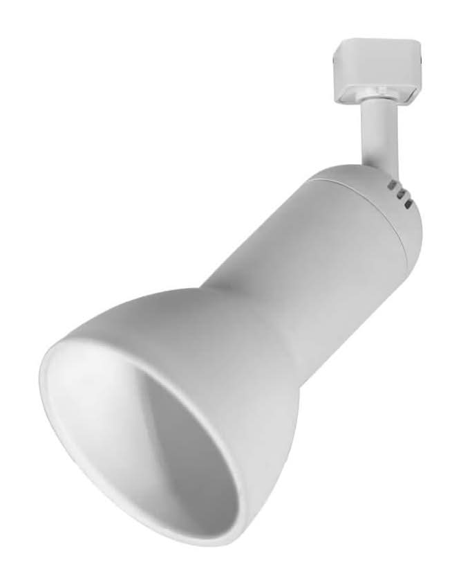 Hampton Bay 1-Light White Linear Track Lighting R30/Par30 Large Step Head