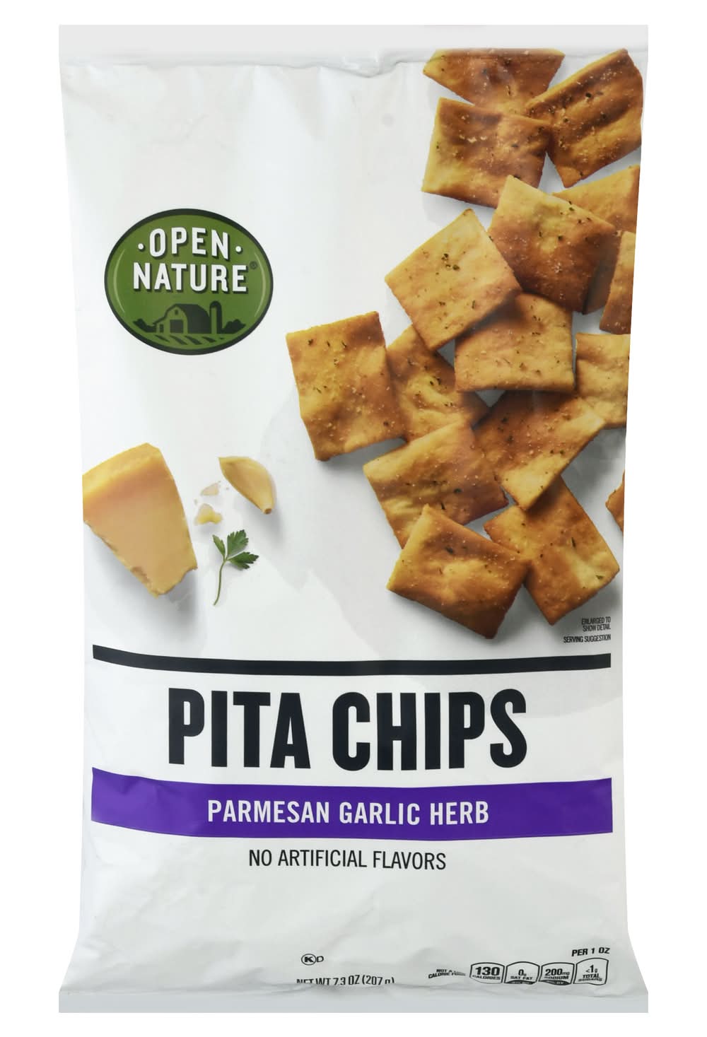 Open Nature Parmesan Garlic Herb Pita Chips (7.3 oz)