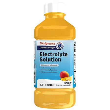 Walgreens Electrolyte Solution With Zinc (33.8 fl oz) (mango)