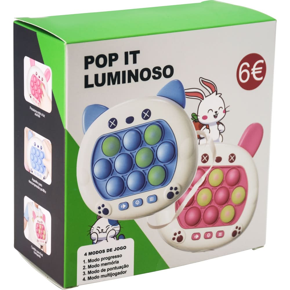 Brinquedo Popit Luminoso