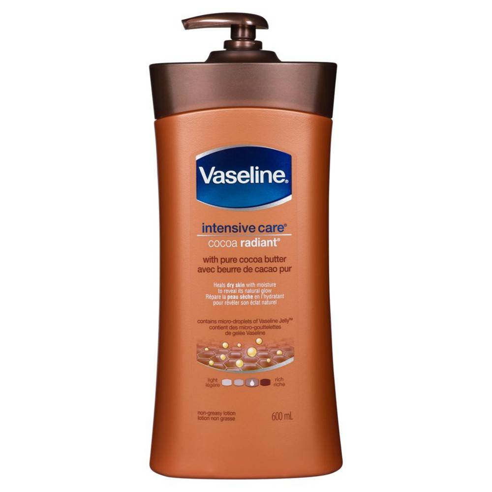 Vaseline Intensive Care Cocoa Radiant Non-Greasy Lotion (600 g)