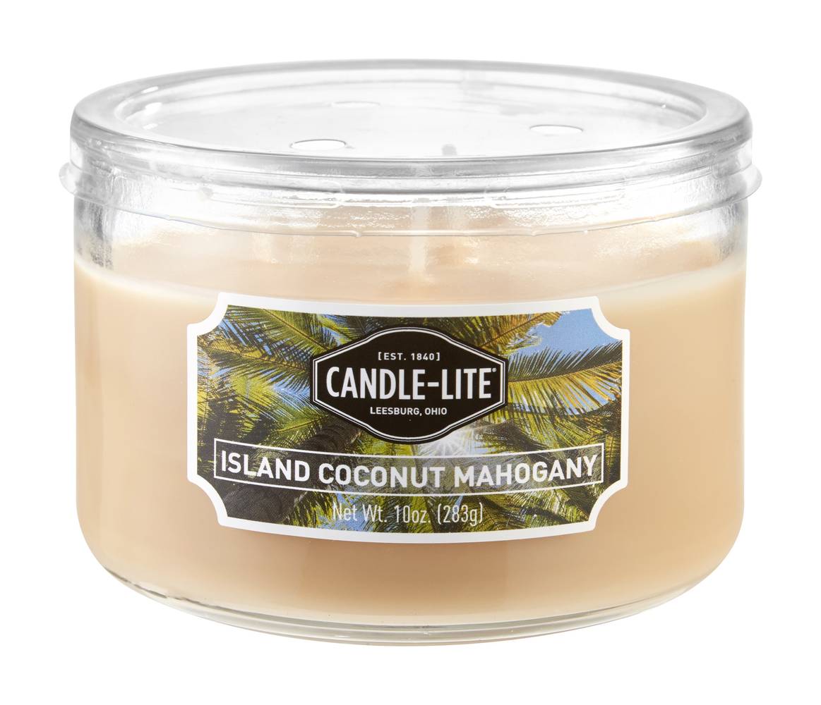 Candle-lite Wick Island Coconut Mahogany Candle (283 g)