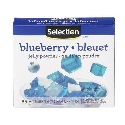 Selection gelée en poudre aux bleuets (85 g) - blueberry jelly powder (85 g)