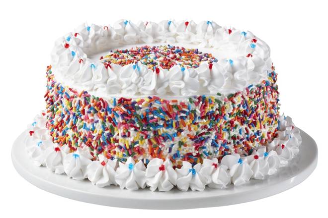 Ice Cream Cake 8" Round: Sprinkle