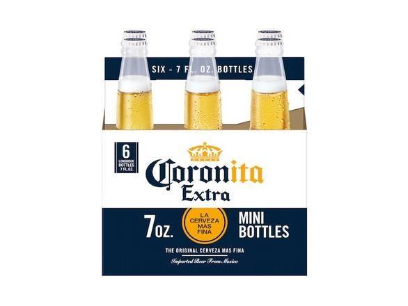 Coronita Extra Mini Beer Bottles (6 ct, 7 fl oz)