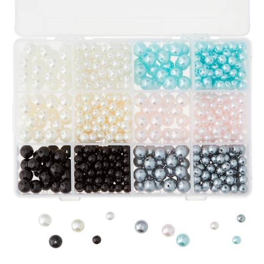 Bead Landing Pearl Crafting Beads Box, Multicolor