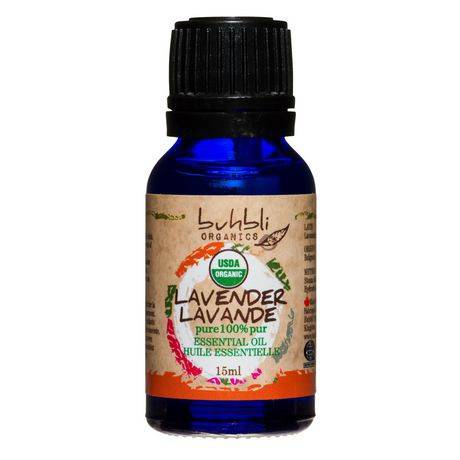 Huile essentielle de lavande buhbli organics " - buhbli organics lavender essential oil (15ml usda organic certified, therapeutic grade, 100% pure)