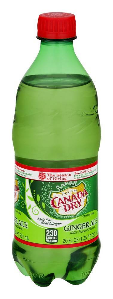 Canada Dry Ginger Ale (20 oz)