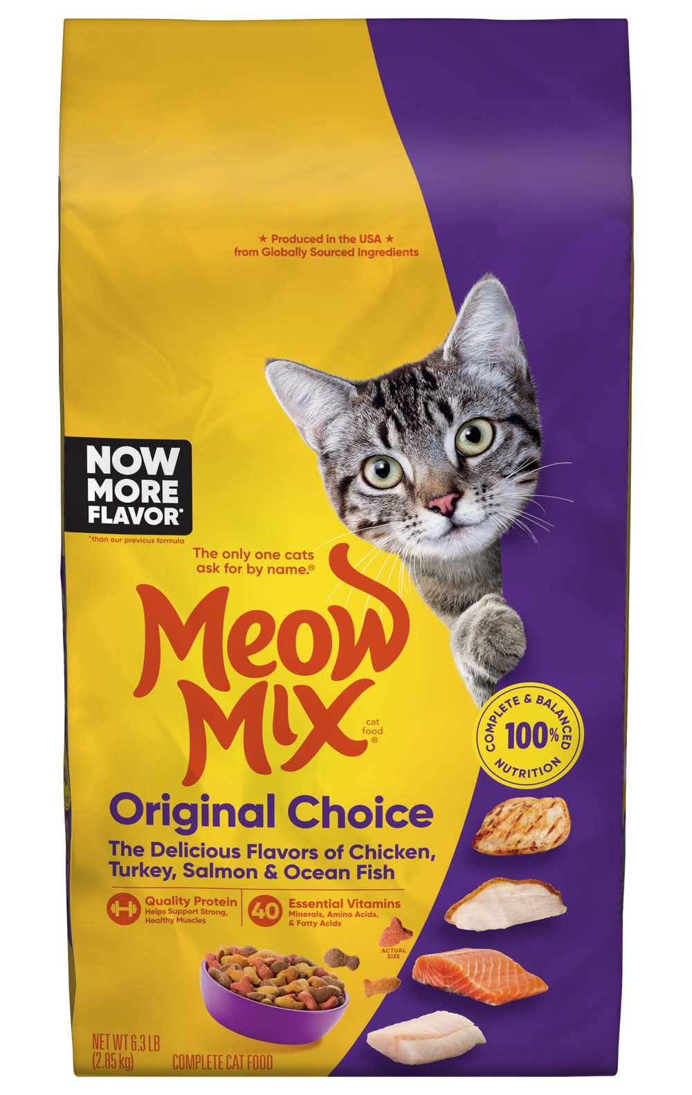 Meow Mix Original Choice Dry Cat Food (6.3 lbs)