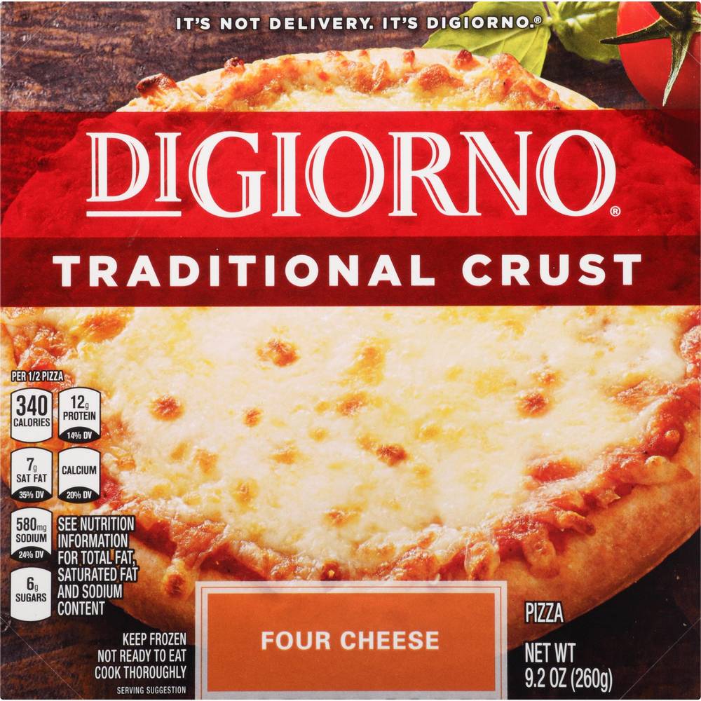 Di Giorno Smalls Traditional Crust Four Cheese Pizza Carton 9.2 Oz