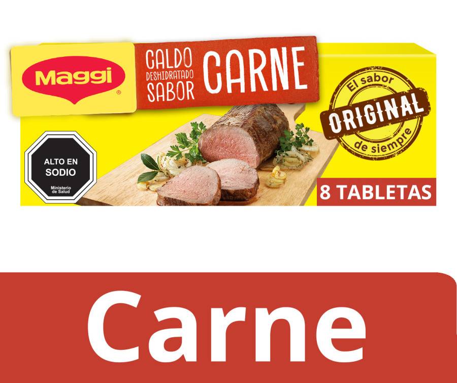 Maggi · Caldo - Carne (8 un)