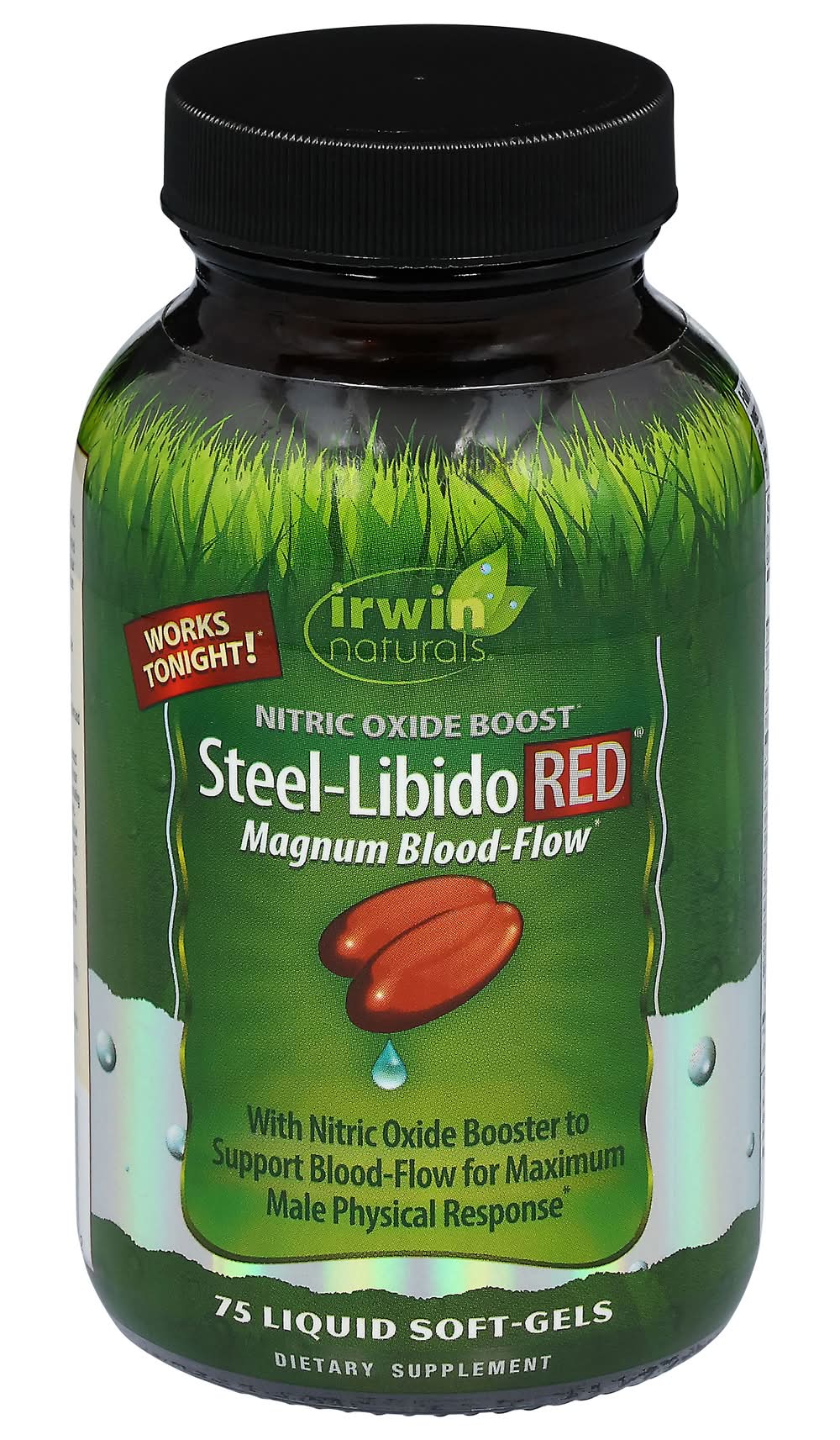 Irwin Naturals Steel-Libido Red Magnum Blood Nitric Oxide Boost (0.8 lbs, 75 ct)