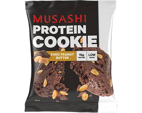 Musashi Protein Bar Cookie Choc Peanut 58g