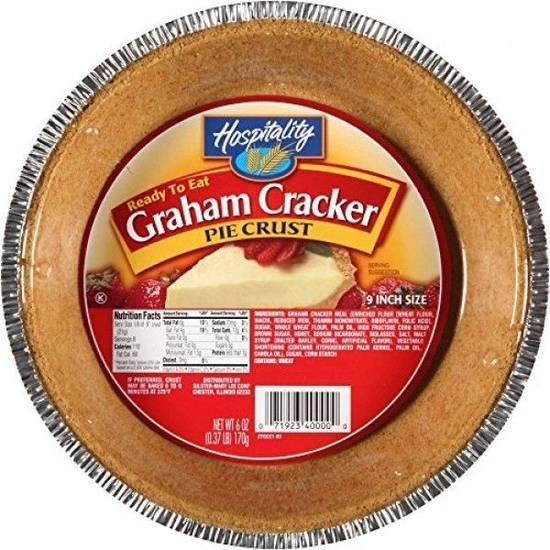 Hospitality Ready To Eat Graham Cracker Pie Crust (6 oz)