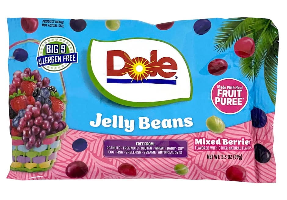 Dole Mixed Berries Jellybeans, 1-ct.