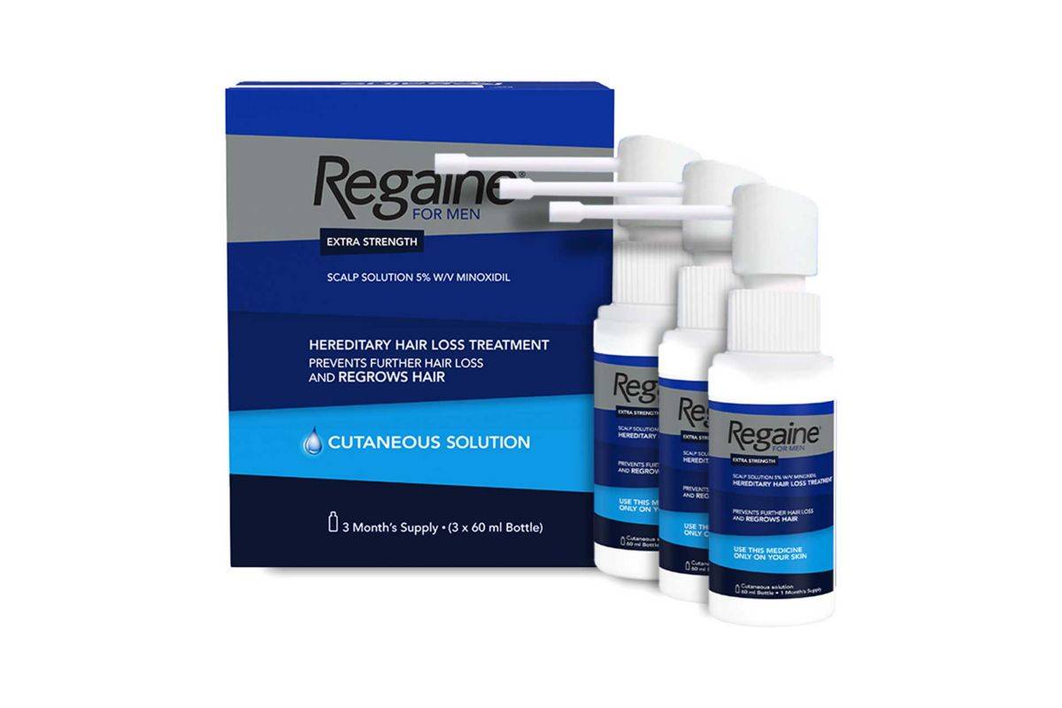 Regaine Male, Scalp Solution 5% W/V Minoxidil (3 pack)