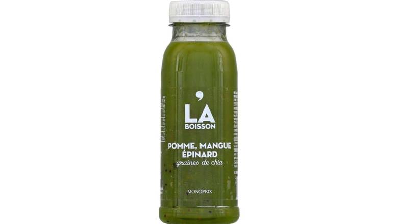 Monoprix - La boisson de juice (250 ml) (pomme, mangue épinard, graines de chia)