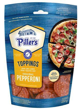 Piller's Original Pepperoni Toppings (250 g)