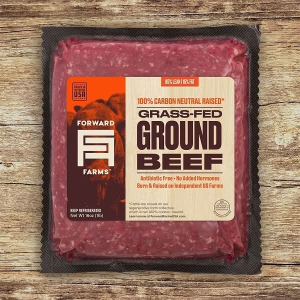 Forward Farms 85% Lean Grass-Fed Ground Beef (16 oz)