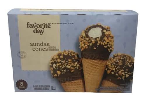 Favorite Day Ice Cream Cones, Vanilla (35.2 fl oz, 8 ct)