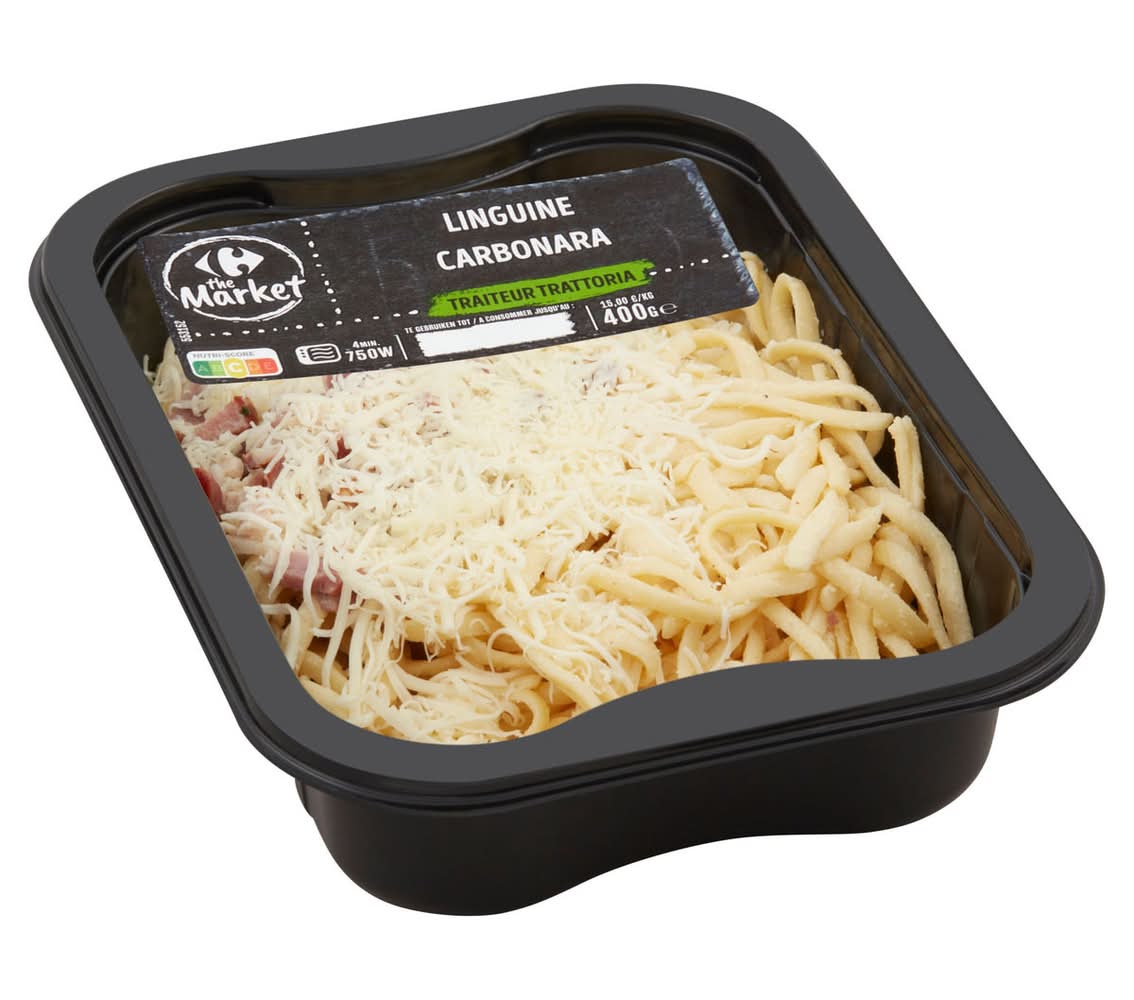 Carrefour The Market Traiteur Trattoria Linguine Carbonara 400 g