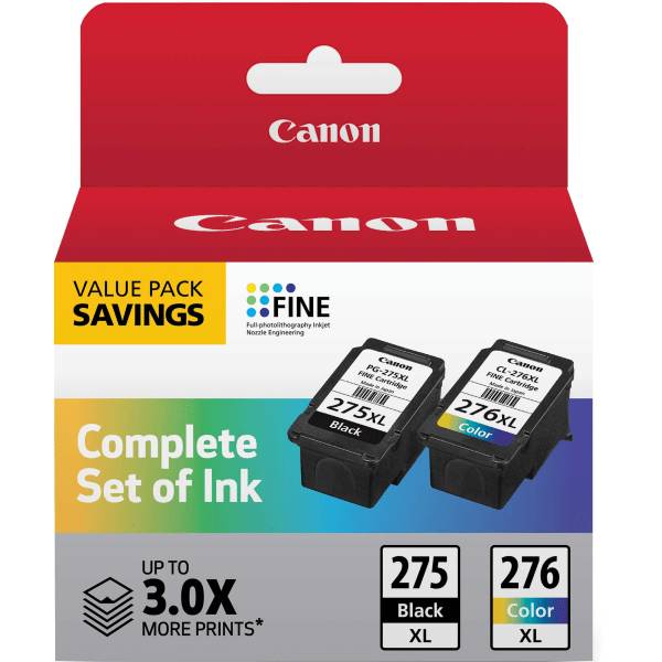 Canon Pg-275 Cl-276 High-Yield Ink Cartridges (xl/black-color)