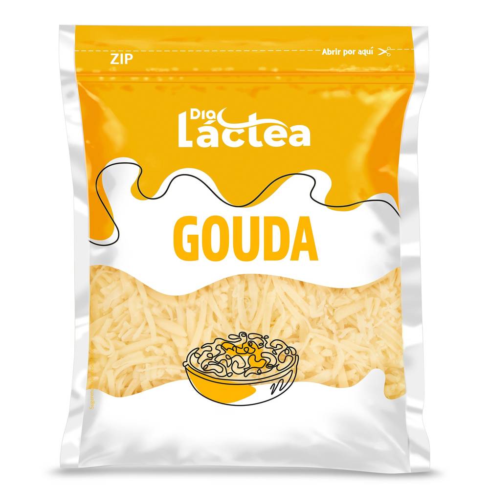 Queso Gouda Rallado Dia Láctea Bolsa 200 G