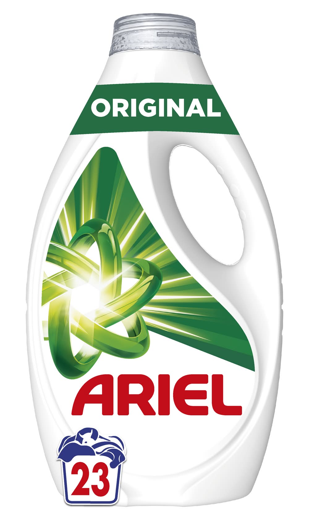 Ariel - Détergent à lessive liquide originale 23 lavages, original (1,03L)