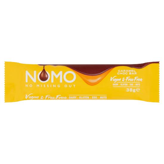 NOMO Vegan & Free From Caramel Choc Bar (38g)