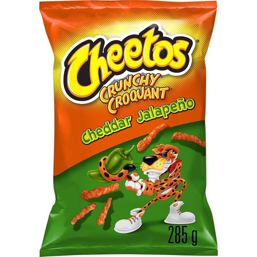 Cheetos Crunchy Cheddar Jalapeño Snacks (285 g)