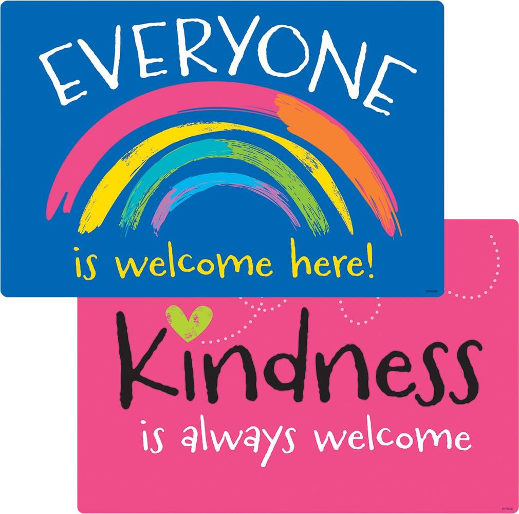 TREND enterprises A Welcome Place Engaging Posters, Assorted (8 ct)