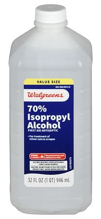 Walgreens First Aid Antiseptic 70% Isopropyl Alcohol (16 fl oz)