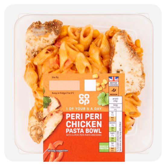 Co-op Peri Peri Chicken Pasta Bowl (270g)