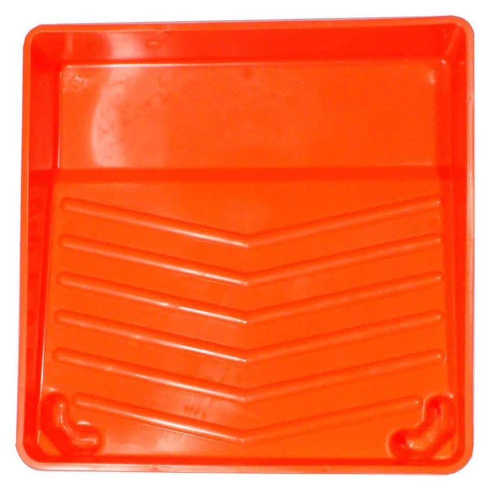 Deep Well Plastic Paint Roller Tray, 12 In