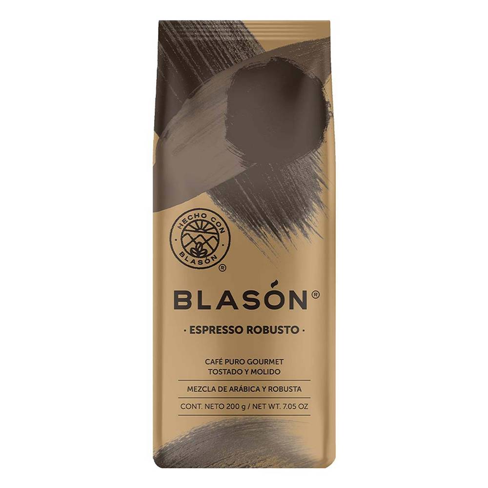 Café Blasón Espresso Tostado Molid 200 G