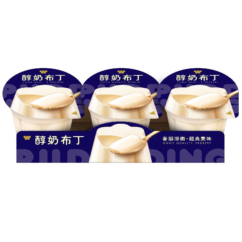 品味典藏醇奶布丁-100g到貨效期約6-8天 <100g克 x 1 x 3Cup杯>