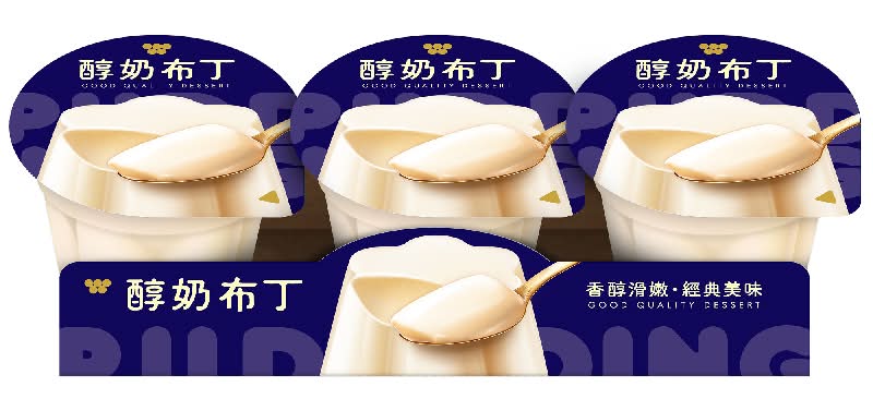 品味典藏醇奶布丁-100g※實際到貨效期約4天以上 <100g克 x 1 x 3Cup杯>
