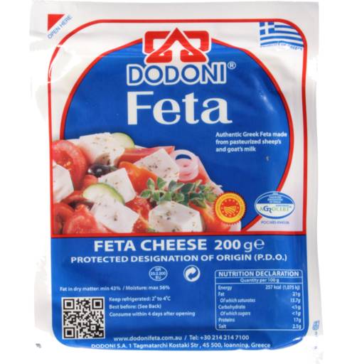 Dodoni Fetta Cheese (200g)