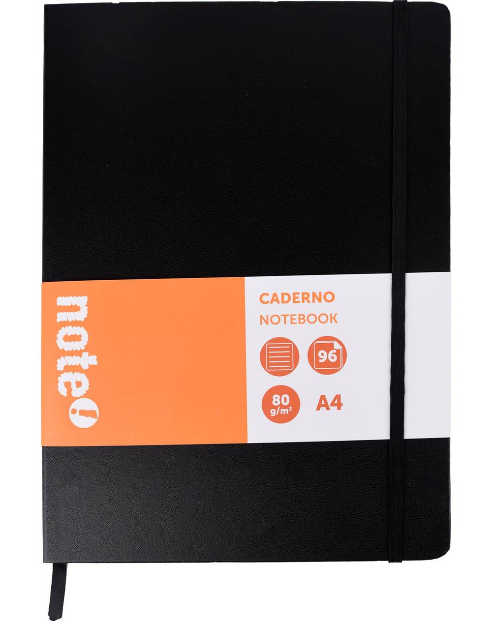 Caderno Agrafado com Elástico A4 Pautado