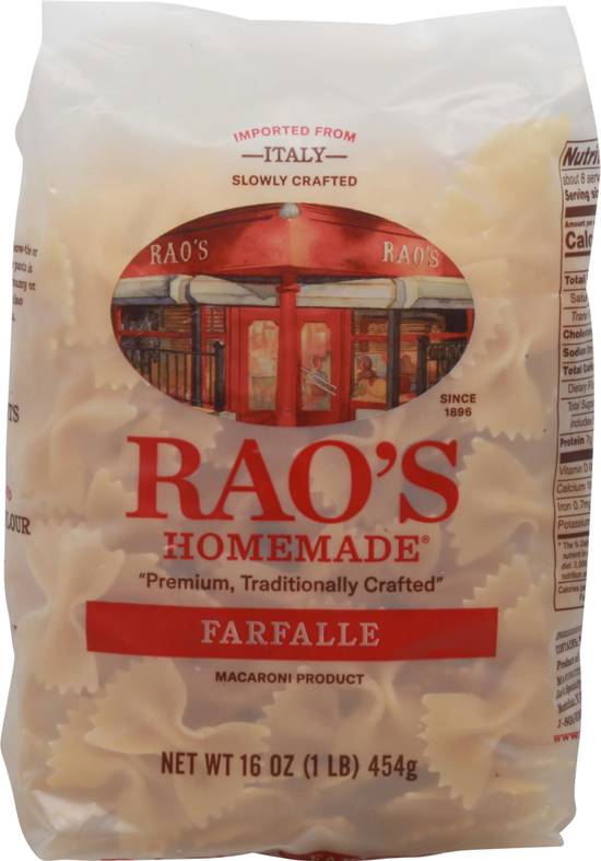 Rao's Farfalle Dry Pasta